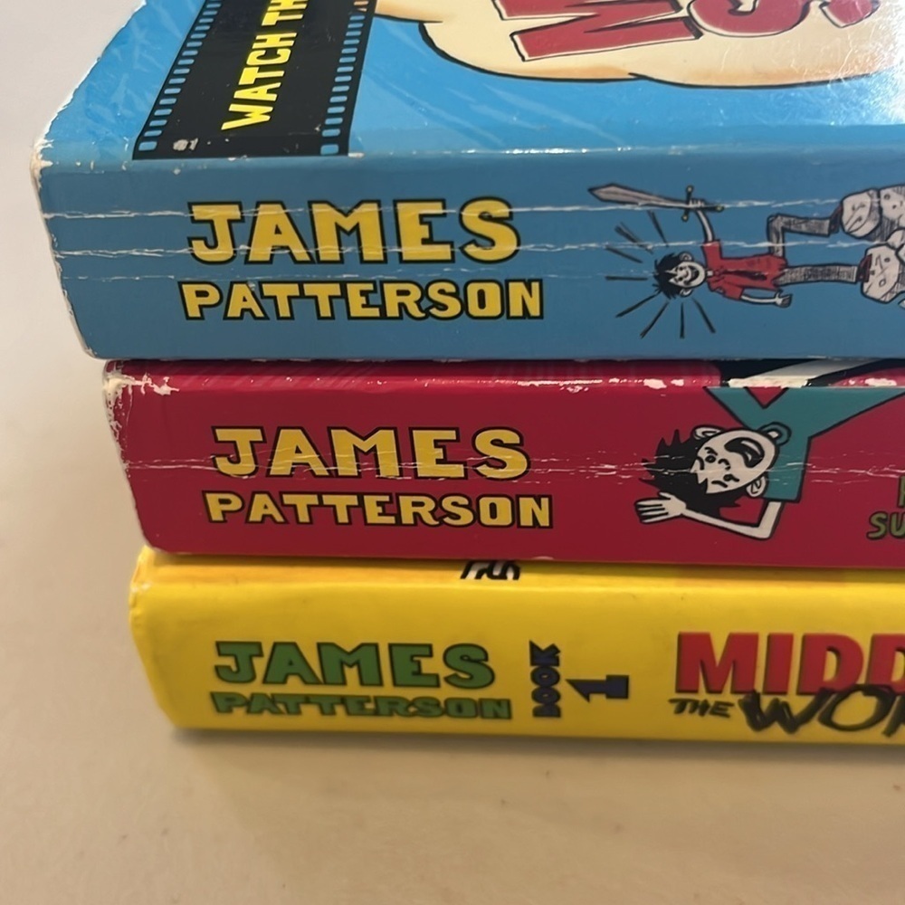 Middle School Series by James Patterson - set of 3 books - Picture 8 of 11